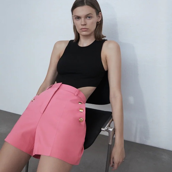 Zara Pants - Zara pink shorts NWT